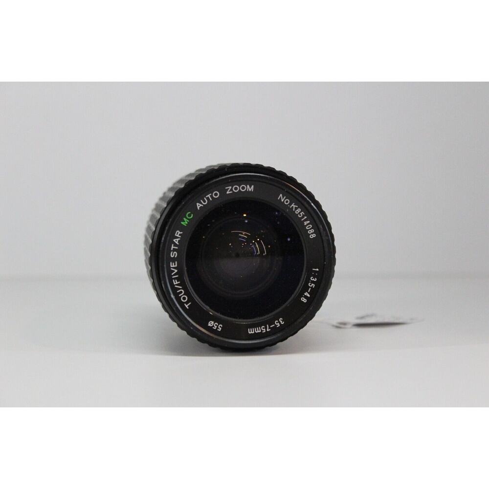TOU/FIVE STAR MC Mount-Auto Zoom 35-75mm, 1:3.5-4.8 Camera Lens (US SELLER) USED